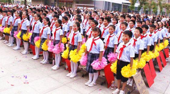 2019-10-14_唱誦抒發愛國情   同心共筑中國夢——安陽市飛翔學校舉行第四屆“慶國慶”唱誦會2470